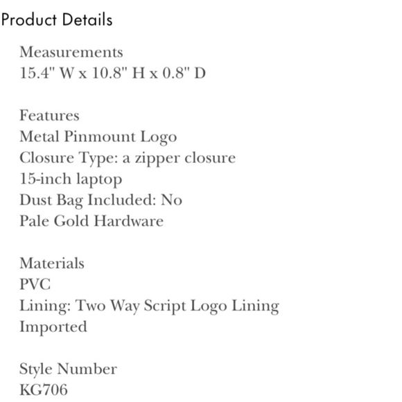 Kate Spade NWT Blue Floral Tech Sleeve - Picture 4 of 4